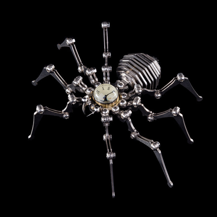 3D Metal Model Kit Mechanical Spider Clock DIY Games Assembly Puzzle Jigsaw Creative Gift - enginediy