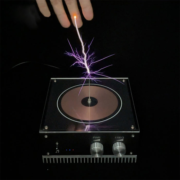 Music Tesla Coil Artificial Lightning Bluetooth Connection Science Experiment Tool Toy