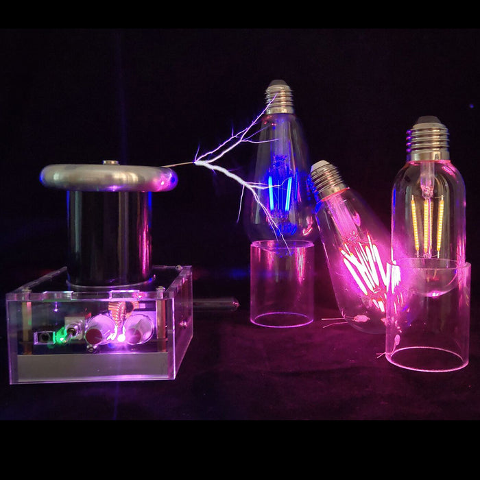 Musical Tesla Coil  Plasma Speaker Artificial Lightning Wireless Lighting Arc Scientific Educational Model
