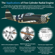 5 Cylinder Radial Engine Model Kit that Works - Build Your Own Radial Engine - TECHING 1: 6 Full Metal Radial Engine Model Kit 230+Pcs - EngineDIY