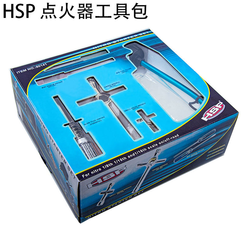 HSP Igniter Start Repair Tool Kit for 1:8 / 1:10 / 1:16 Scale RC Nitro Model Car - EU/US Plug - EngineDIY