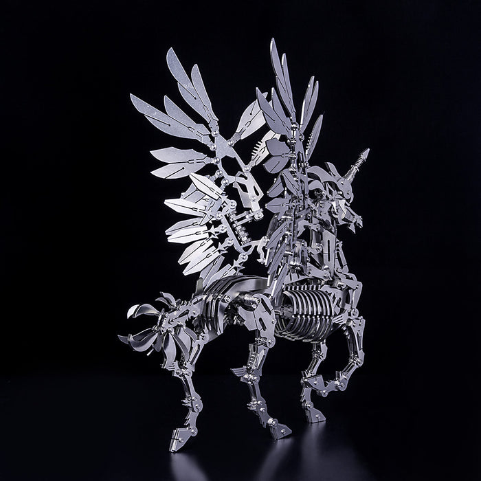 3D Puzzle Model Kit Mechanical Unicorn Metal Games DIY Assembly Jigsaw Crafts Creative Gift - enginediy