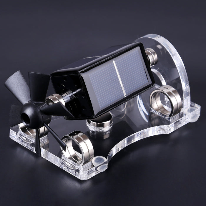 Fan Blade Magnetic Levitation Solar Motor Model Mendocino Motor Science Educational Toys