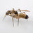 80Pcs Steampunk Insect Metal Model Kits Mechanical Crafts for Home Decor - Wasp