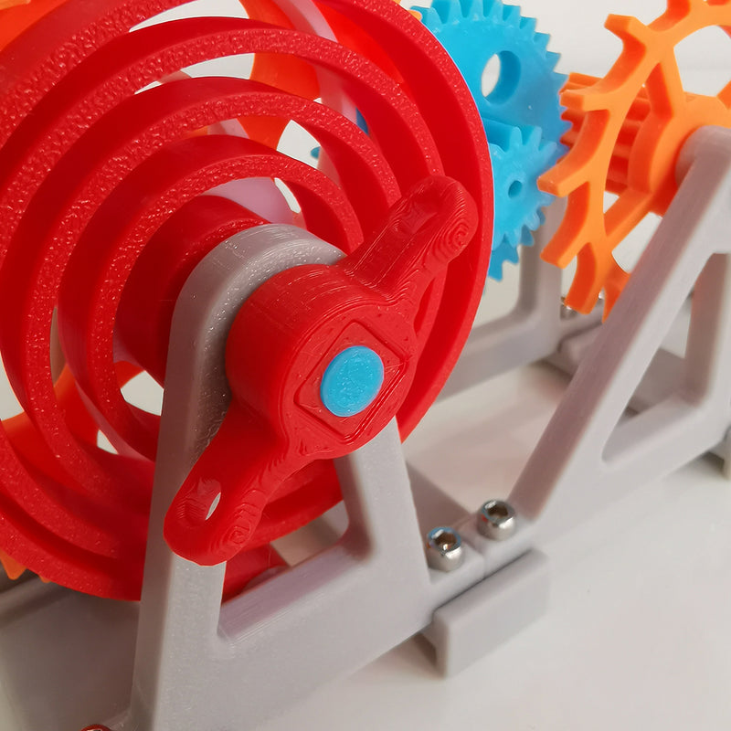3D Printed Tourbillon Clock Assembly Model Physics Experiment Teaching Model Educational Toy - EngineDIY