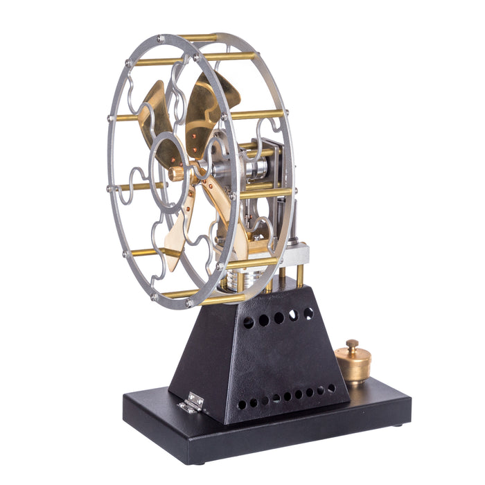 ENJOMOR Vintage 4-Blade Heat Powered Thermal Stove Fan Stirling Engine–  EngineDIY