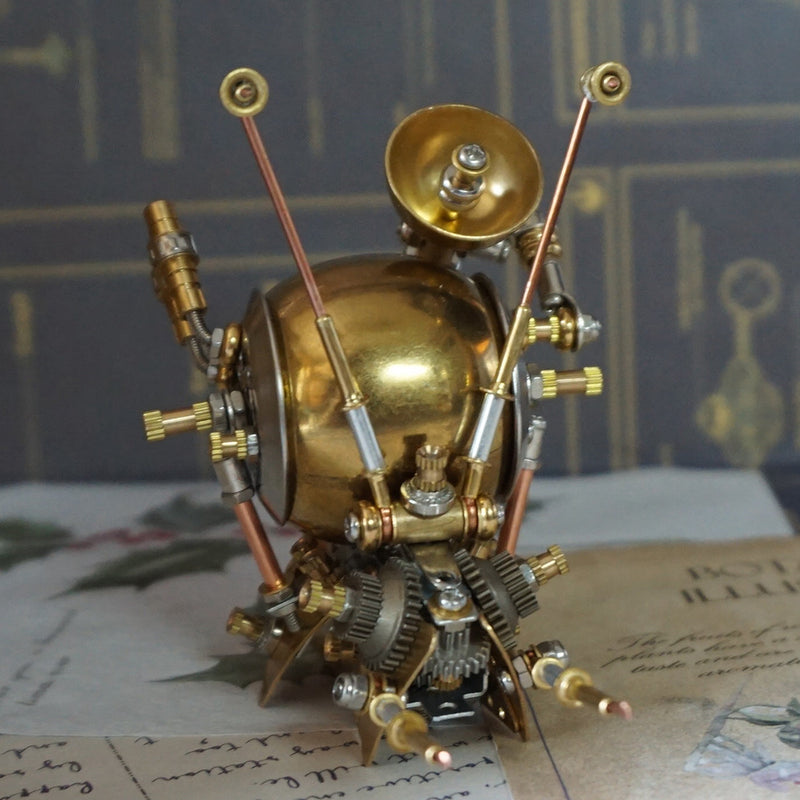 3D Metal Mini Snail Puzzle Steampunk DIY Assembly Model Kit 220PCS