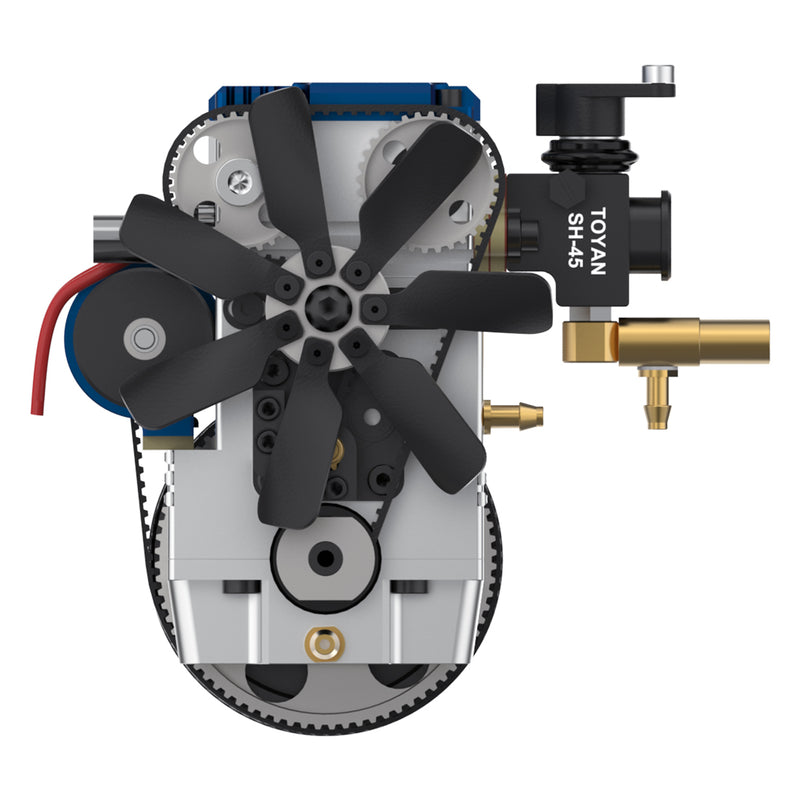 TOYAN FS-L200 2 Cylinder 4 Stroke Model Engine Kit - Build Your Own Engine that Works - EngineDIY