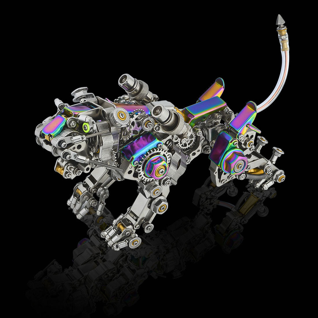 Tiger Wing 3D-Metall-Modellbausatz, Zubehör für Bengaltiger, Säbelzahntiger