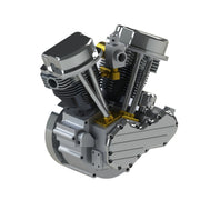 CISON FG-VT9 9cc V2 Engine V-Twin Dual Cylinder 4-Stroke Air-Cooled Gasoline Engine Motorcycle RC Engine Model - EngineDIY