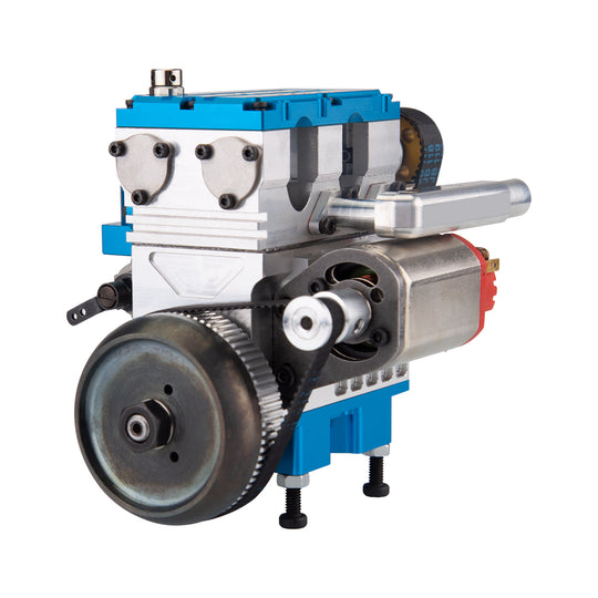 Moteur Nitro NR-200 8,6 cc, 2 cylindres en ligne, 4 temps, refroidi par eau, démarrage électrique, modèle pour voiture RC 1:8