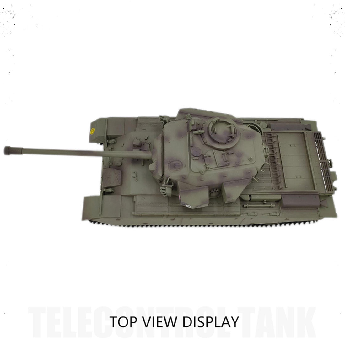 Funwetrike Tanque RC 1:16 Centurion MK5 Británico | Escala De Combate Con Luces Y Sonidos | Velocidad 3 Km/h | Regalo Para Coleccionistas