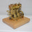 M30B 3.7CC Mini Retro Vertical Double-cylinder Reciprocating Double-acting Steam Engine Model Toys