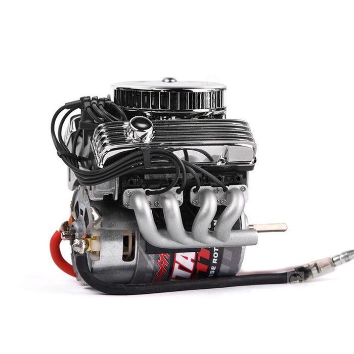 V8 Engine Motor Cooling Fan Kit - GRC RC Car F82 V8 Simulate Engine Motor Cooling Fans Radiator for 1/10 RC Crawler - enginediy