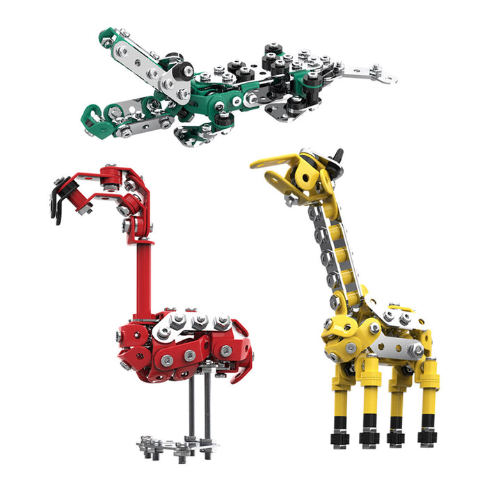 499Pcs DIY Metal Assembly Toy Animal Model Set
