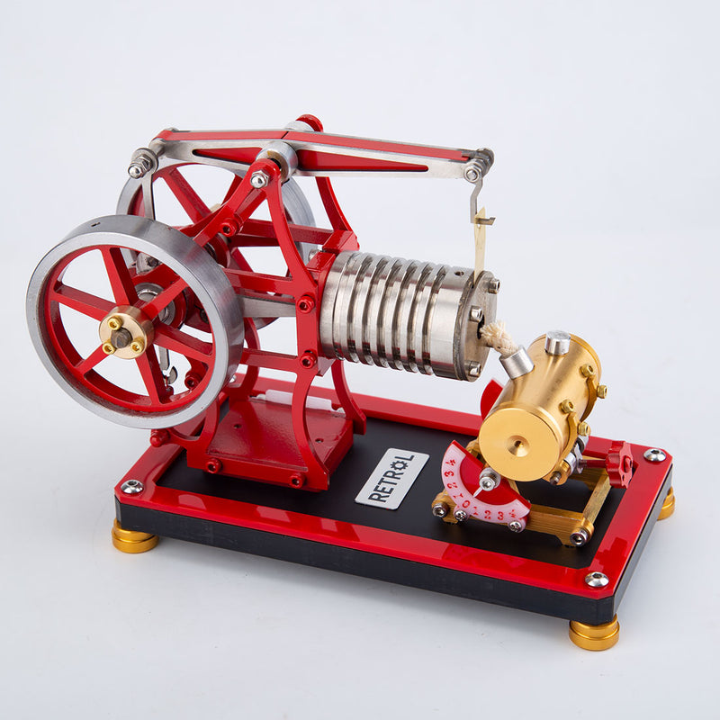 RETROL VE-01 Crossbeam Vacuum Engine Model Flame Eater External Combustion Engine Educational Toys Gifts - EngineDIY