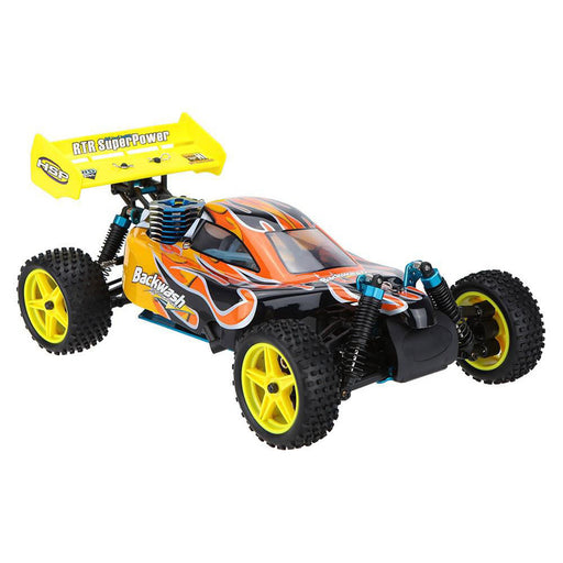 HSP 94166 1/10 4WD 2.4G RC Off-road Vehicle Methanol Powered Car with Level 18cxp Engine - Yellow