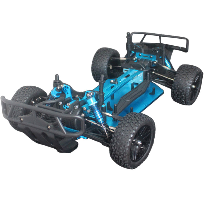 HSP 94170 1/10 4WD Electric Remote Control Off-road Short Course RC Car Frame Empty Chassis with Tires - Upgraded Finished Version