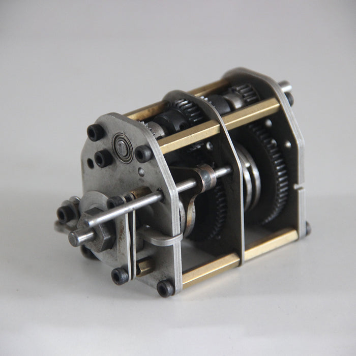 Four Gear Box Assembly DIY Modified Accessories for Methanol Engine RC Car Model (3 Forward Gears and 1 Reverse Gears)