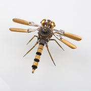 250+Pcs Mechanical Metal Model Kit Assembly Toy - (Spider + Dragonfly + Wasp) - EngineDIY