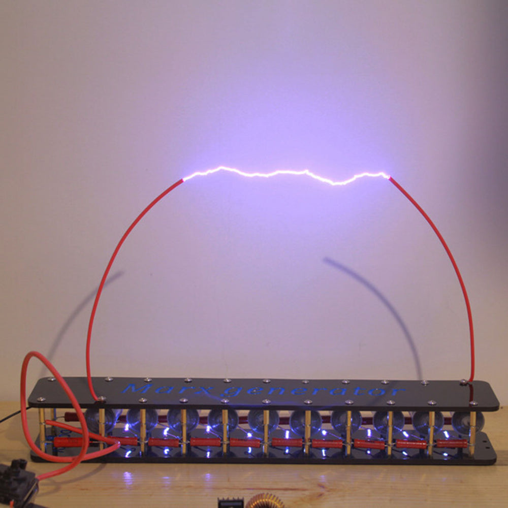Marx Generator Kit 6 Stage High Voltage DIY Lightning Experiment Electric Arc Educational Model Kit