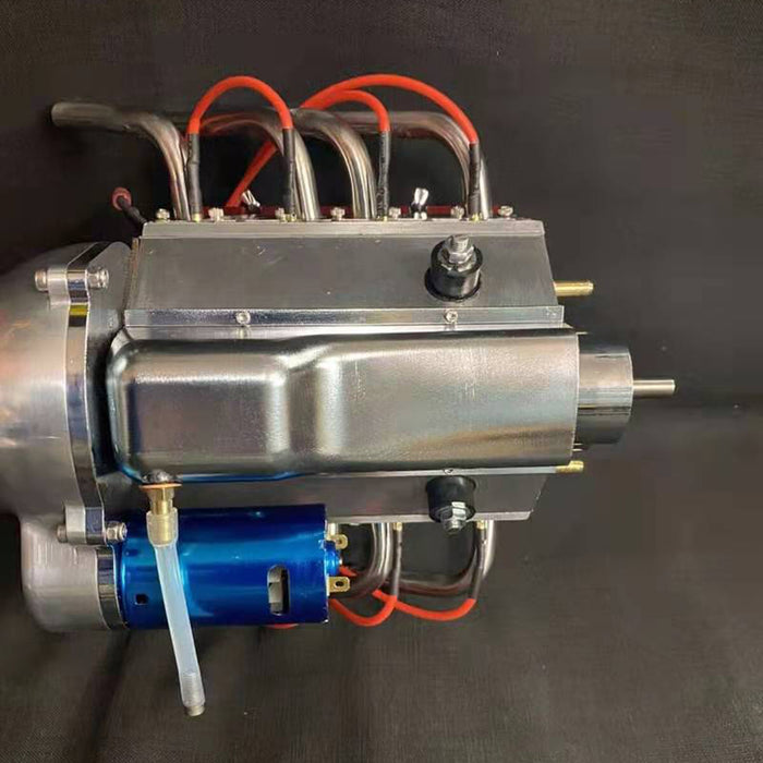 V8 Engine Model That Works - 1/4 Scale Nitro Powered V8 Working Engine Single Carburetor 8-cylinder Nitro Engine