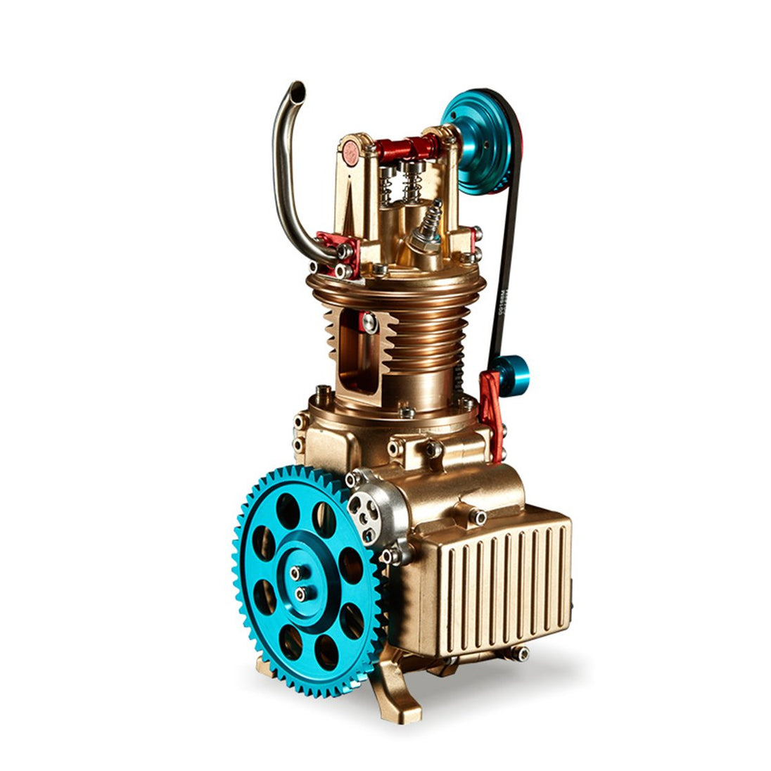 4 Cylinder RC Engine Model Kit V4 Car Engine Mini Steam Engine