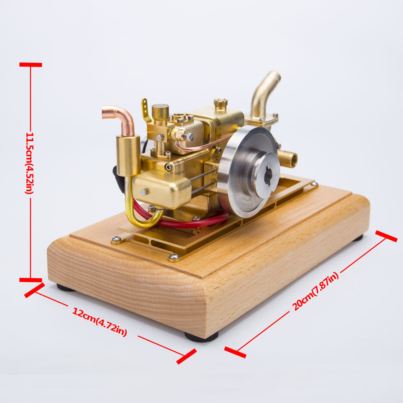 M12 1.6cc Mini 4 Stroke Retro Water-cooled Gasoline Gas Engine for Gif ...
