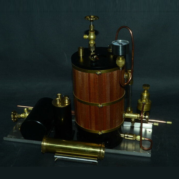 Vertical Boiler Steam Boiler Model for Steam Ship Engine Model - 230ml - enginediy
