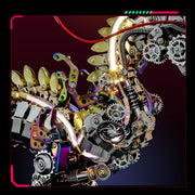 3D Metal Cyberpunk Mechanical Dragon Crafts DIY Assembly Model Kit Art Device for Kids, Teens and Adults-2030+PCS