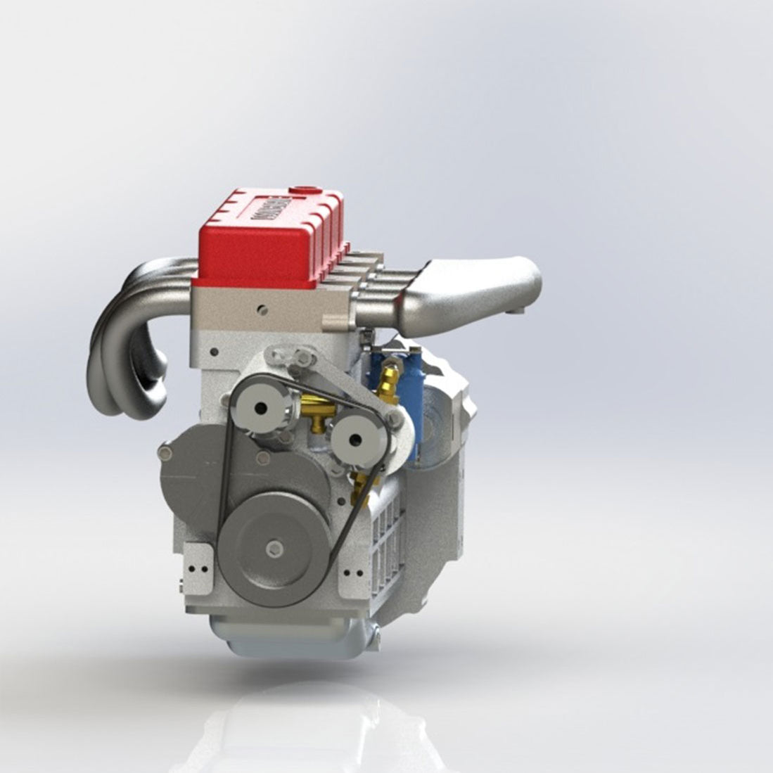 CISON L4-175 17.5cc OHV L4 RC Gasoline Engine Model 8,000rpm - EngineDIY