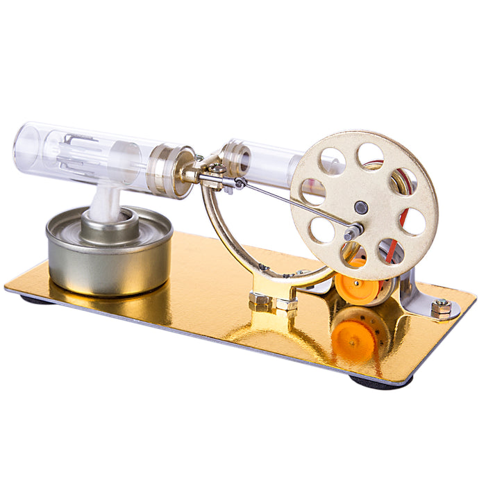 Single Cylinder Stirling Engine DIY Model Science Experiment Kit