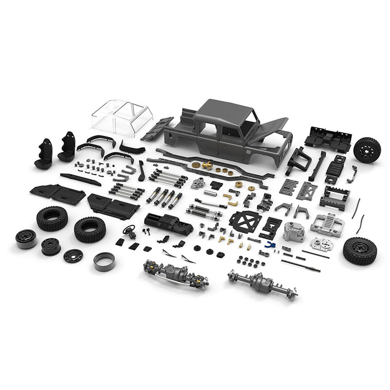 Capo CUB1 RC Crawler Truck 1:18 4WD Electric RC Simulation Off-Road Vehicle Pickup Truck Model with Differential Lock KIT - EngineDIY