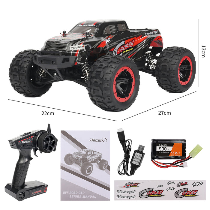 1/16 RC Car 2.4GHz Electric 4WD All-terrain High-speed Off-road Truck Model Toy