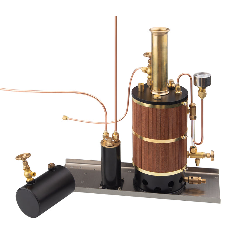230ML Vertical Boiler Steam Boiler Model for Ship Steam Engine Model - EngineDIY