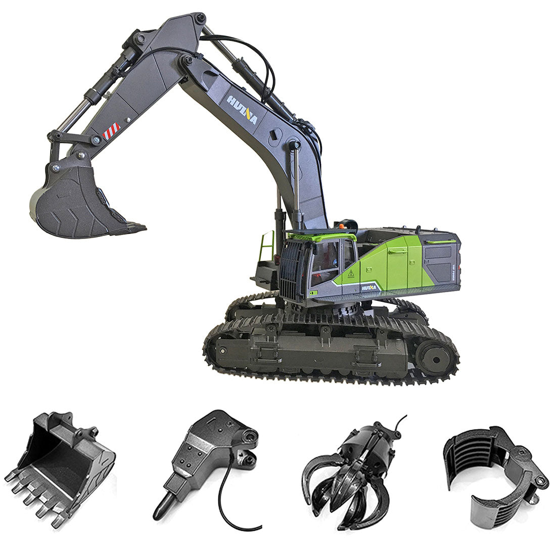 HUINA 4-in-1 1: 14 22CH 2.4G RC Excavator Remote Control Truck