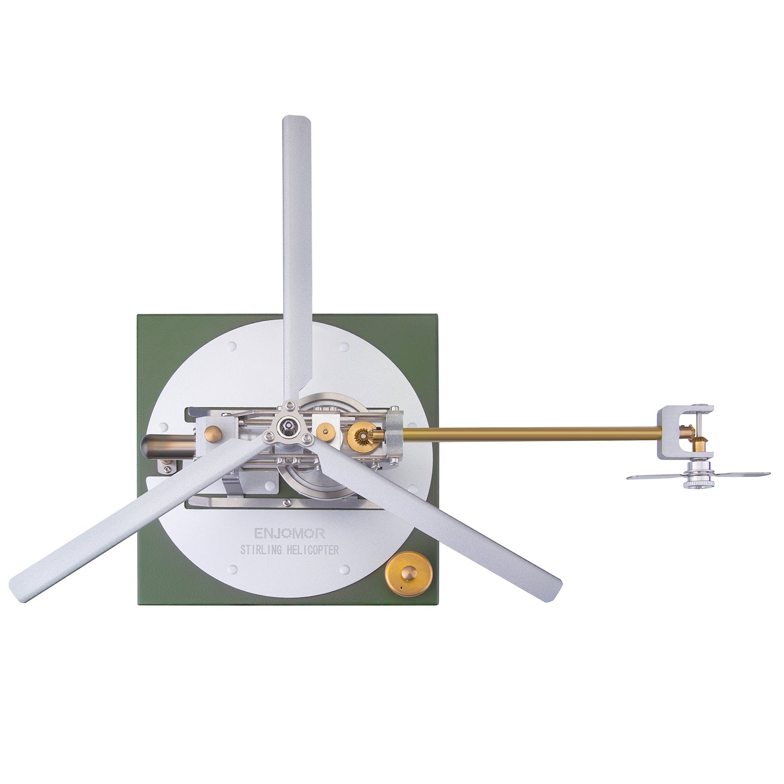 Kit de modèle d'hélicoptère Stirling ENJOMOR, modèle de moteur Stirling à air chaud Gamma, modèle d'assemblage à faire soi-même, jouet éducatif STEM