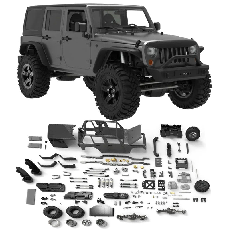 CAPO CUB2 1/18 Electric RC Car Simulation Metal 4WD Off-road Climbing Car Model KIT - EngineDIY