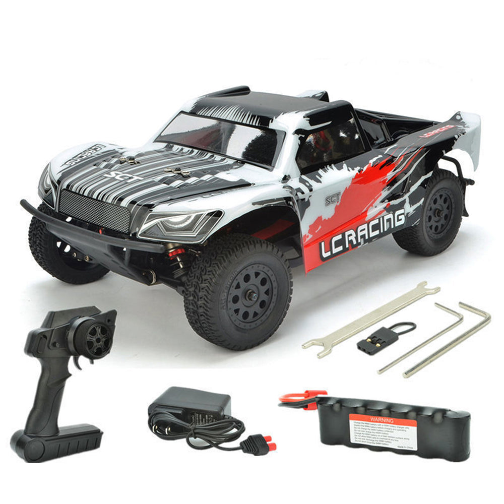LC Racing EMB-SCH 1:14 2.4G 50+KM/H 4WD Brushless RC Car RC Off-road Short Truck - RTR - enginediy