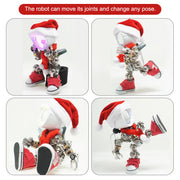 3D Metal Mechanical Punk Guitarist Robot Christmas Colorful Ambient Lamp Model Assembly Kit for Kids, Teens, and Adults-366PCS - EngineDIY