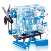 Smithsonian Motor Works Advanced Science Kit - Build Your Own 4 Cylinder Engine Model Kit - DIY Assembly Combustion Engine Kit - EngineDIY