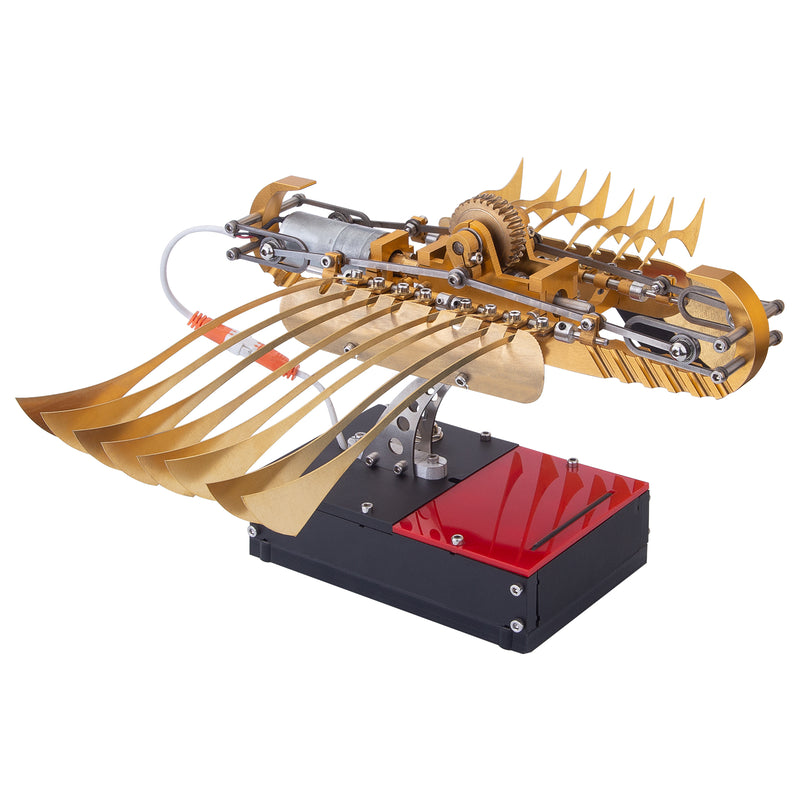 SeaArk Boat Model Kit That Works - Metal Ship Model Kit That Runs - Gear Drive Mechanical Model Boat Kit - EngineDIY