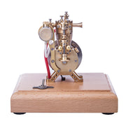 M19 1.6cc Mini SAM Hit and Miss 4 Stroke Vertical Gas Engine Internal Combustion Engine Model with Flying Ball Speed Limiter - EngineDIY
