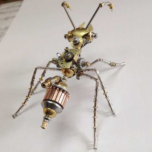 3D Metal Mini Ant Puzzle Steampunk DIY Assembly Model Kit 190PCS