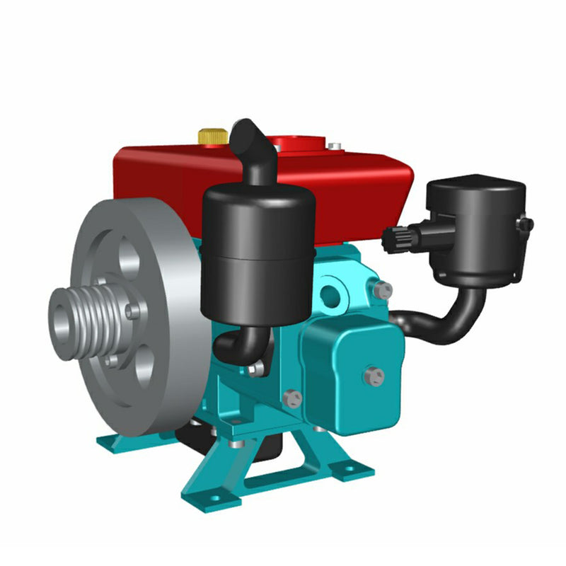 CISON L100 3.5cc Mini Evaporative Cooled Single-cylinder 4-stroke Gasoline Engine Internal Combustion Engine Model - Speed Up to 8000rpm - EngineDIY