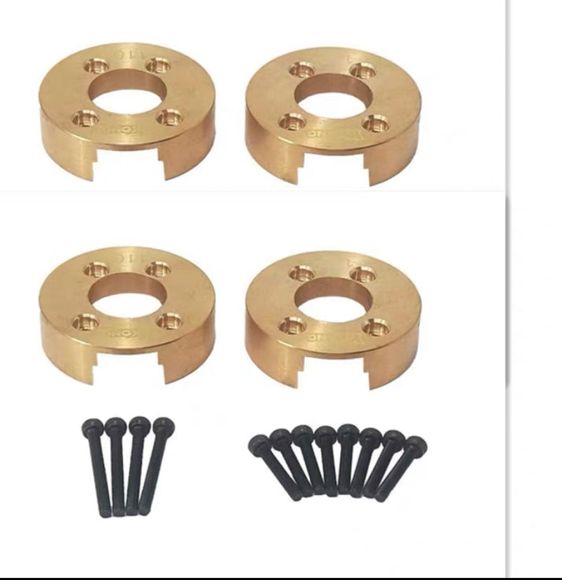 Brass Wheel Weights Set for YK 4082 - EngineDIY