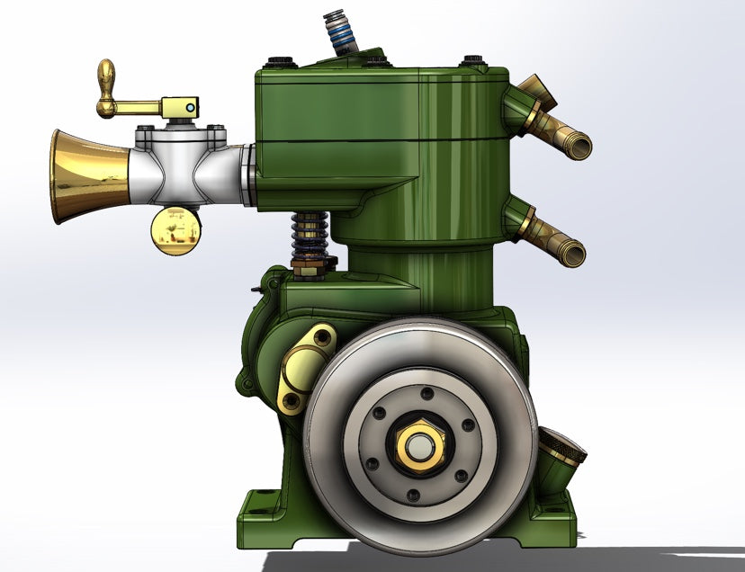 Diesel Engine Run Animation Diesel Engine Animation Video