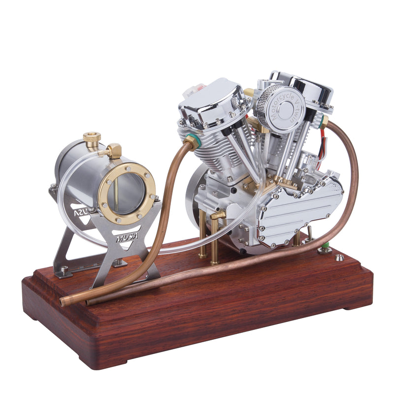 CISON FG-VT9 9cc V2 Engine and Original Parts V-twin 4-Stroke Air-cooled Motorcycle Engine - EngineDIY