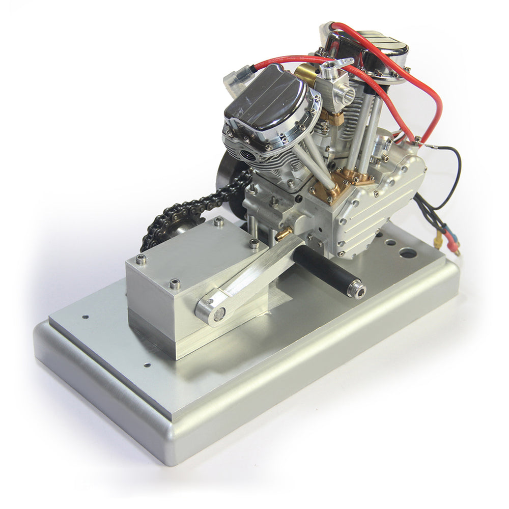 CISON FG-9VT 9cc V-Twin Engine with Upgrade Kick Starter Kit and Base