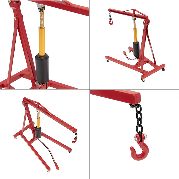 Electric Metal Engine Hoist & Jack for 1/10 1/8 RC Model Car Kit Ver